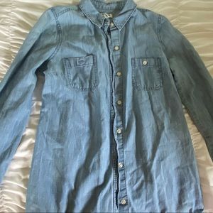 Old Navy button up jean shirt!